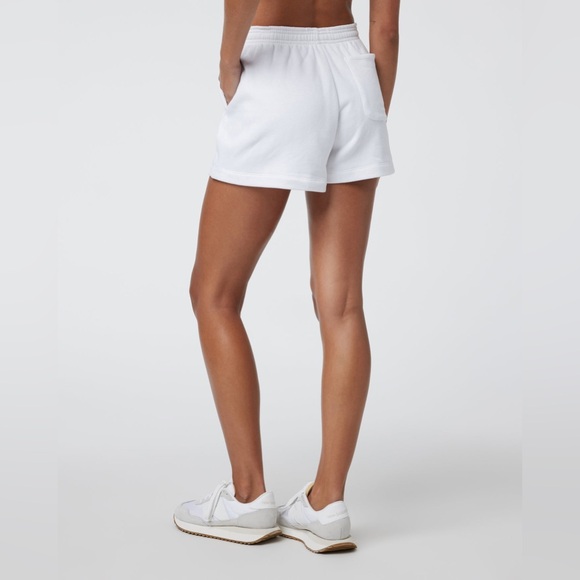 Vuori Women's Sedona Sport Crew White Pullover Sweatshirt and shorts set - Picture 5 of 10